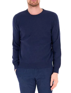 Maglia misto lana BLU 56 - Gran Sasso - FashionsVida