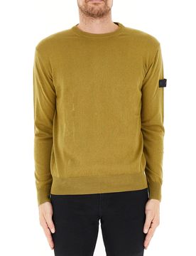 Maglione girocollo VERDE OLIVA L