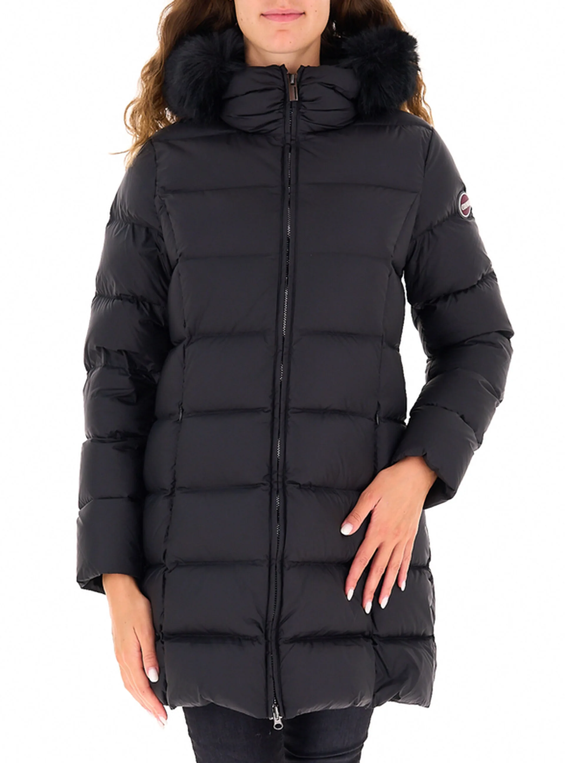 Piumino con cappuccio ORIGINALS NERO 42 - Colmar - FashionsVida