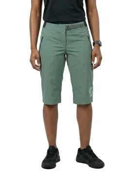 Pantaloni Corti Trail Vertic W/pad Smoked Green - Scott - FashionsVida