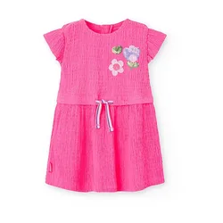 Boboli Robe Sans Manches 218113 Rose 9 Mois Fille