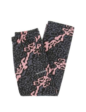 Pantalone Tuta Leggero Uomo Allover Leopard Pants Pink/grey