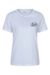 Oban Relaxed Womens Short-Sleeved T-Shirt - White - White - Size: 10