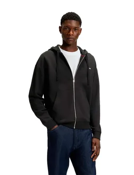 Hugo Felpa Con Zip Dapozip 1029110 01 Red Black M - Hugo Boss - FashionsVida