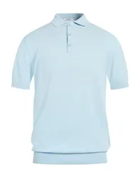 Poloshirt Herren Himmelblau L,XXL Herren