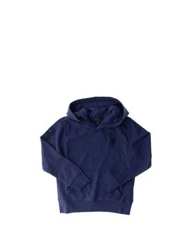 Felpa con cappuccio POLO BOYS BLU SCURO L