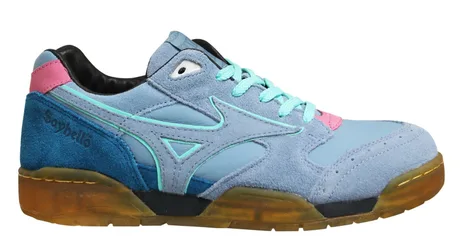 Sport Style Court Select X Sayhello Mens Blue Trainers Leather (Archived) - Size Uk 5