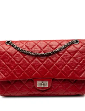Quilted Aged Calfskin Reissue 2.55 Double Flap 226 - Chanel - FashionsVida