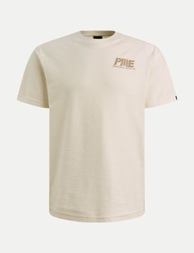 T-Shirt mit Logo Beige 3XL