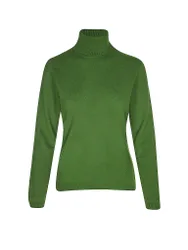 Pullover in cashmere verde L