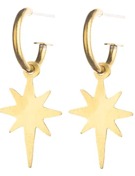 Just Trade Starburst Hoops - Just Trade - FashionsVida
