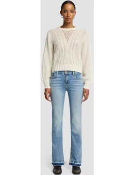 Vaquero campana de mujer bootcut de tiro medio - 7 For All Mankind - FashionsVida