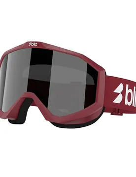 Masque De Ski Liner Matte Burgundy Smoke W Silver Mirror/CAT3 Homme - Bliz - FashionsVida