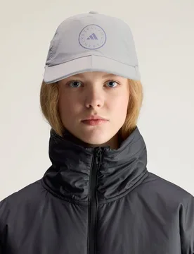 Cappellino running By Stella McCartney Donna (S/M) Light Solid Grey / Super Purple - Adidas - FashionsVida