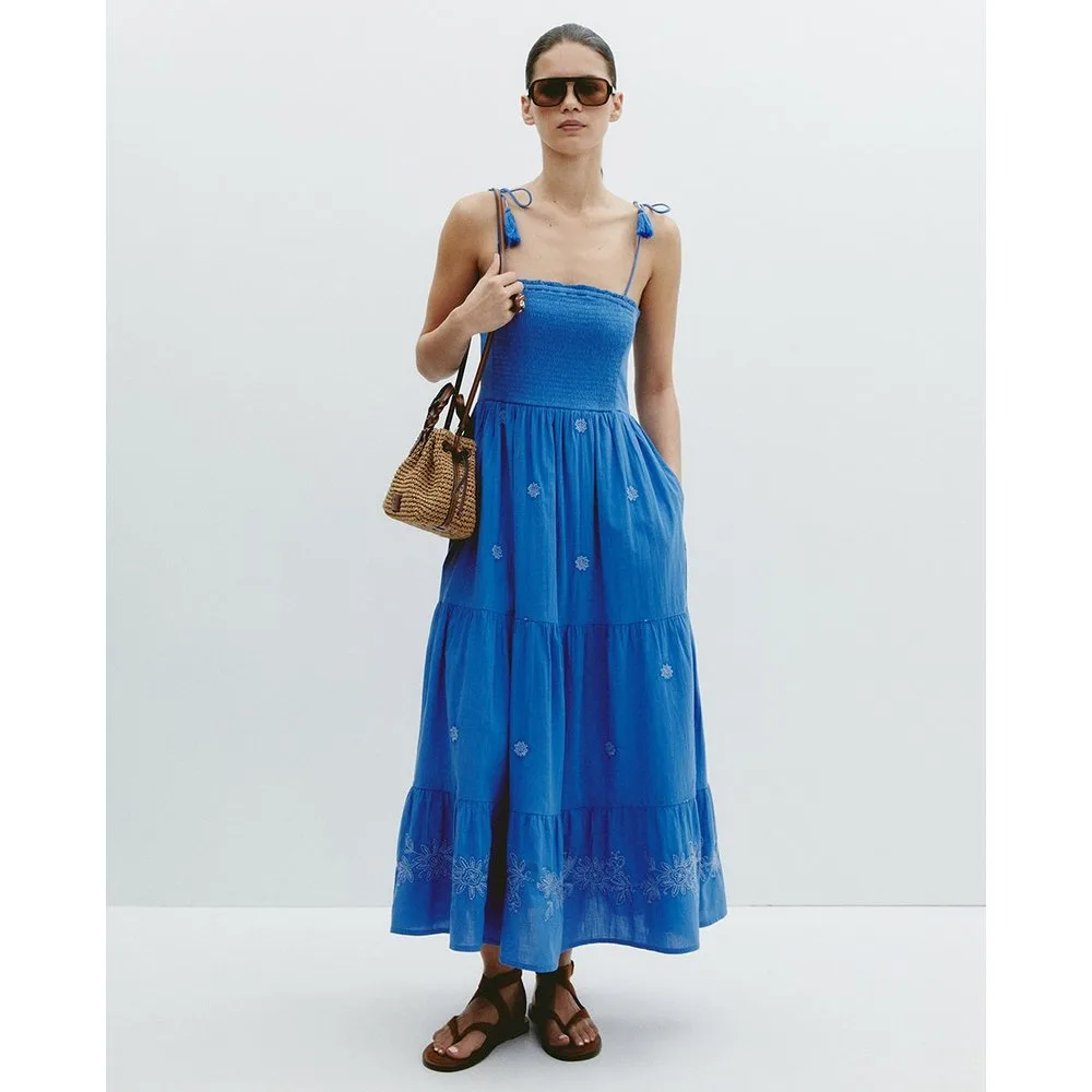Sfera - Vestido gomas bordado - Sfera - FashionsVida