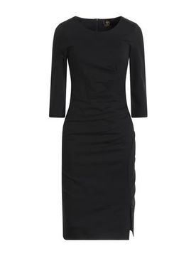 Midi-Kleid Damen Schwarz 36 Damen