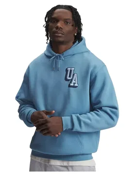 Sweat à Capuche Icon Fleece Graphic Blue XL - Under armour - FashionsVida
