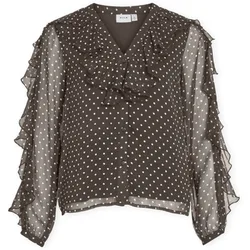 Blusen Top Harley - Chocolate Brown/white Fr 36;Fr 38;Fr 40;Fr 42 Female