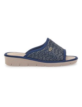 Pantofole Blu con Punta Aperta 7552P 39