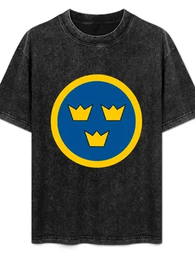 Three Crowns (Tre Kronor) T-Shirt Big and Tall Basic Tee Shirt - Aliexpress - FashionsVida