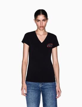 Para mujer. XW002318AF16294UC001 Camiseta essential (L), Casual, Algodón, Manga corta