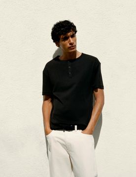 T-Shirt Basic Henley