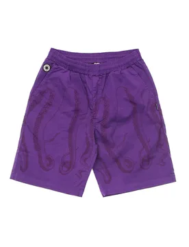 Pantalone Corto Uomo Outline Jogger Short Purple - Octopus - FashionsVida
