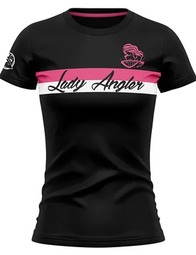 Angler 2.0 Short Sleeve T-shirt Black M Women - Hotspot Design - FashionsVida