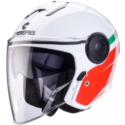 Casco Moto Jet SOHO ZEPHYR Bianco Rosso Verde taglia XL