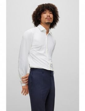 Para hombre. 50481195 Camisa Kenno (45), Casual, Poliamida, Manga larga