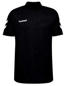 Polo à Manches Courtes Go Cotton Black S - Hummel - FashionsVida