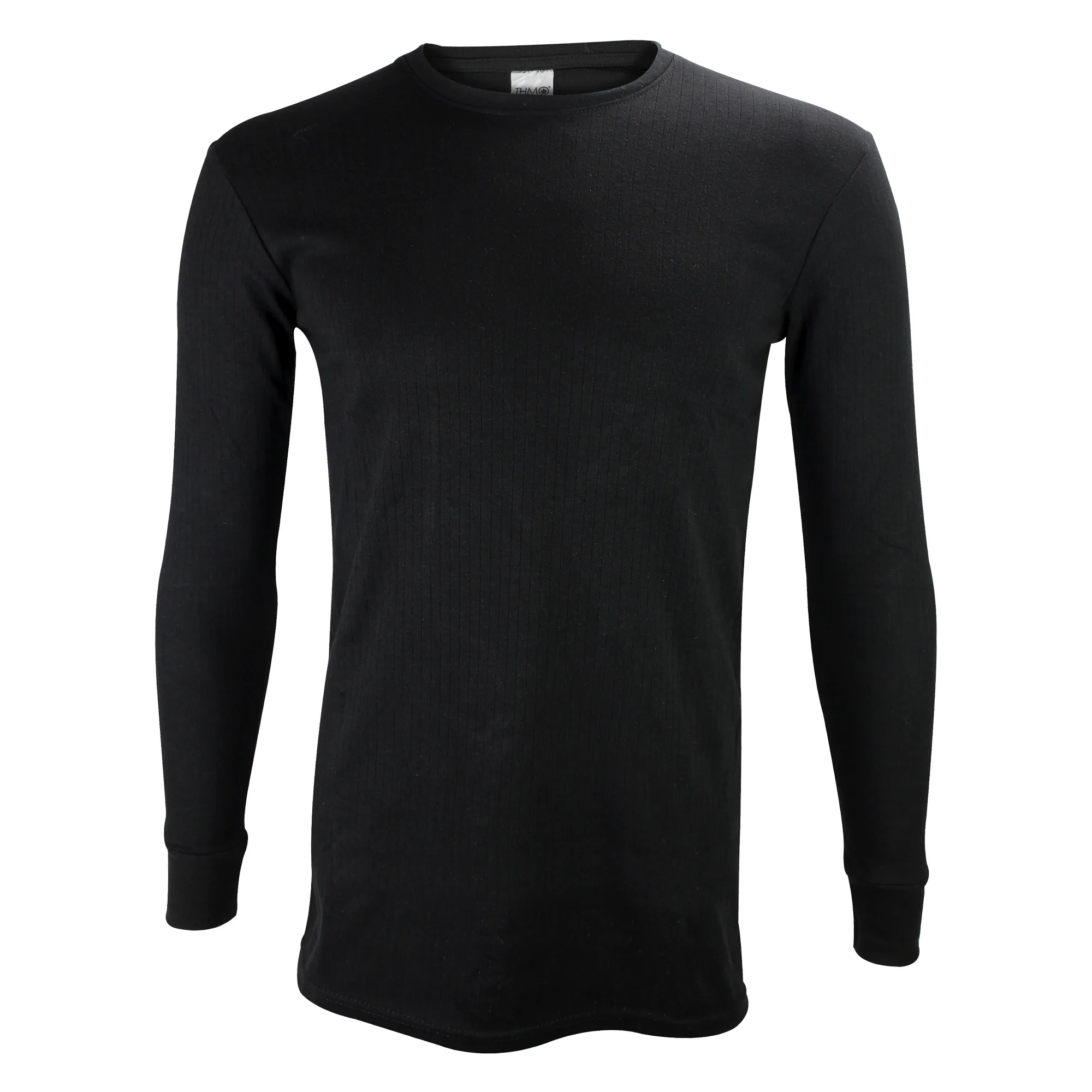Mens Long Sleeve Super Soft & Warm Thermal Top - Black - Size X-Large - THMO - FashionsVida