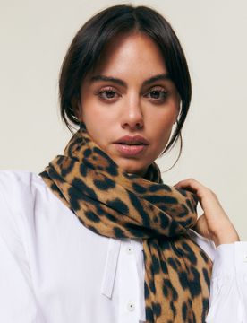 Ainara maxi bufanda animal print ED