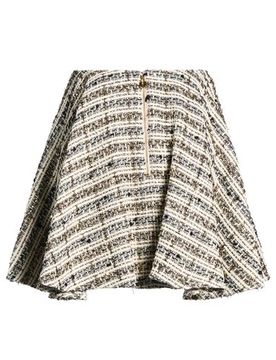 Minirock Damen Elfenbein 32,34,36,38 Damen