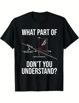 Airplane Graphic-with "What Part of Don't You Understand?" design-100% cotton O-neck short sleeve casual printed men's T-shirt - Aliexpress - FashionsVida