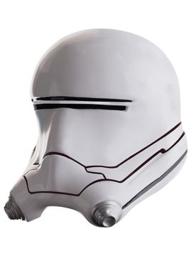 Offizielle Flametrooper Erwachsenenmaske 2 Teile Star Wars VII weiß