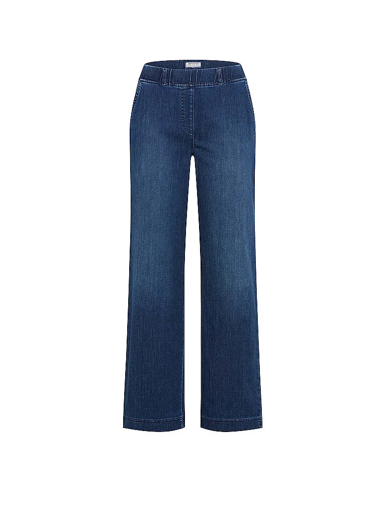 Jeans Wide Leg PAM FLARED blu 36 (corto) - Raphaela By Brax - FashionsVida