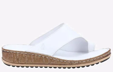 Elissa Leather Sandals Womens - White - Size Uk 6