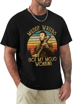 Muddy Tees Waters – Got My Mojo Workin' T-Shirt luxury t-shirt anime clothes new edition t shirt men - Aliexpress - FashionsVida