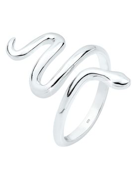ELLI Anillo 'Schlange' plata