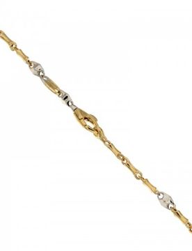 Bracciale Uomo in Oro Giallo e Bianco 803321710598