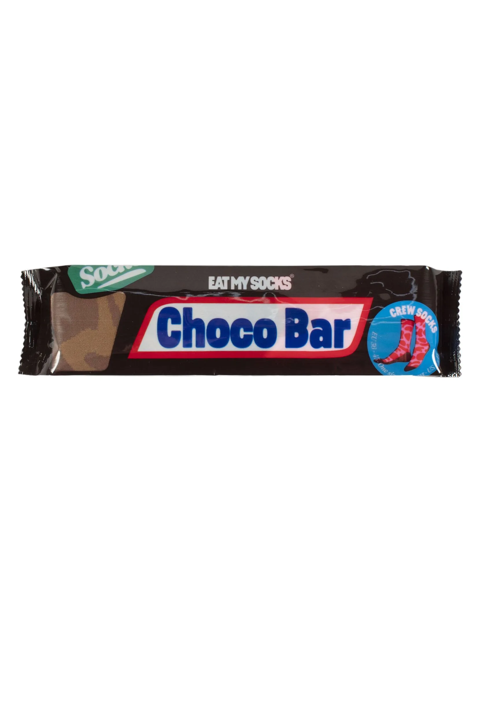 Pair Choco Bar Cotton Socks Choco Bar One Size - Multi Coloured - Size: One Size - EAT MY SOCKS - FashionsVida