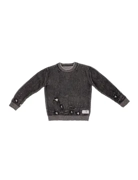 Unisex junior maglia m60881 mm06k m6c39 nero - MM6 Maison Margiela - FashionsVida