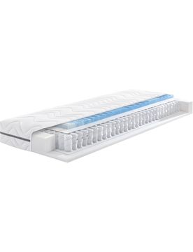 F.a.n. frankenstolz® 7-Zonen-Tonnentaschenfederkern-Matratze Megax Premium Top T weiss