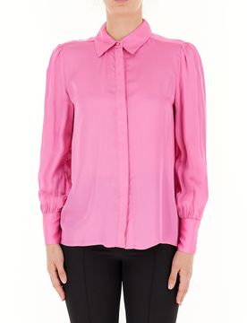 Camicia misto seta ROSA M