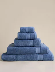 Super Soft Pure Cotton Towel Medium Blue