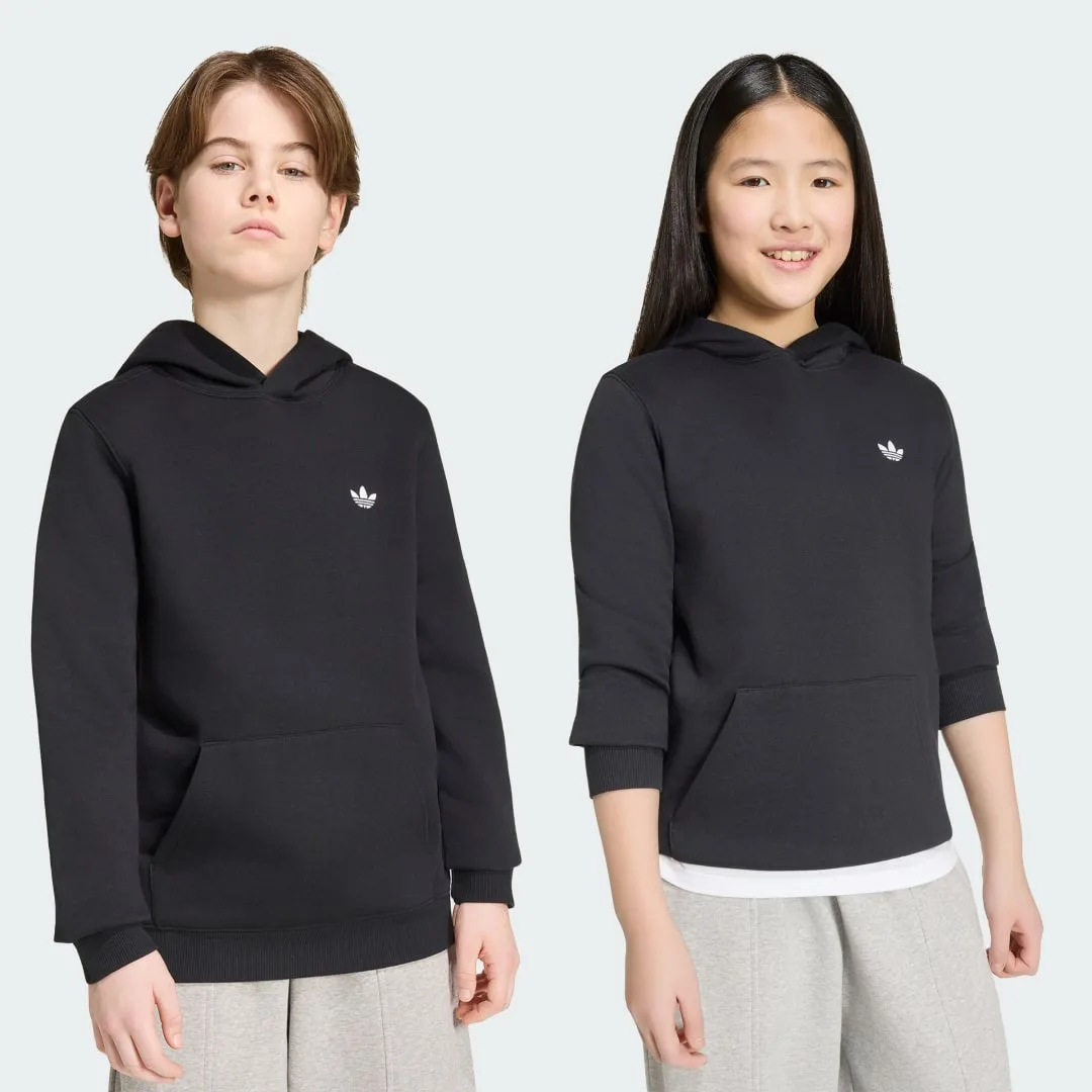 HOODIE REGULAR FLEECE 15-16A Black - Adidas - FashionsVida