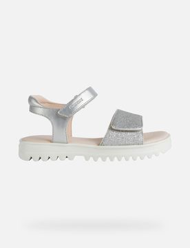 Schuhe Sandal Coralie Mädchen Silber 34 Silber