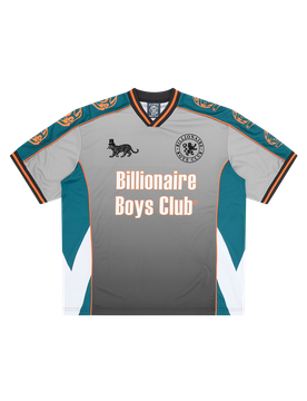 Panelled Football Shirt - Grey