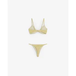 Bikini completo de rayas con braguita ajustable
